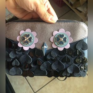 Kate Spade Zibbi Small Crossbody Owl Navy Blue